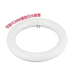 東亞  高效率 環形燈管 LED 15W 圓燈管 白光 黃光 可取代30W傳統環型燈管