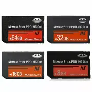 For Sony PSP 1000 2000 3000 8/16/32GB 64GB MS Memory Stick Pro Duo Flash Card