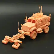 3D Printed 1/72/87/144 US Army MaxxPro Mine Resistant Armored Vehicle Model Kit
