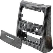 Rear Console Ac Conditioner Air Vent Grille Outer Frame Ashtray Cover Trim Replacement Compatible For BMW 3 Series E90 E91 2005-2012(Carbon Model C)