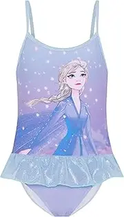 [Disney] Frozen Elsa Girls Skirted Swimming Costume Swimsuit