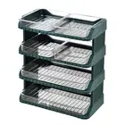 Storage Tray Colorfast Multi-functional Prepare Dish Side Dishes Tray Plastic