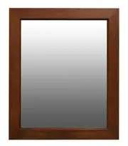 Ascot Solid Mahogany Timber Mirror (Mahogany)