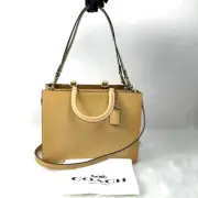 Coach Rogue Bag Crossbody In Brass/Beige CP133 NWT $850