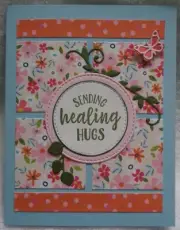 Stampin Up! Card Kit GET WELL Floral & Butterfly & Vine SENDING HEALING HUGS