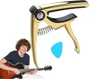 Acoustic Guitar Capo,Multi-Functional Acoustic String Tuning Clamp - Guitar String Tuner Accessories for Professionals, Beginners