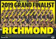 Richmond tigers team Photo,AFL football,swans cats ,200x150 book