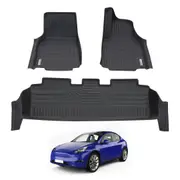 5D Car Floor Mats for Tesla Model Y 2022-2025