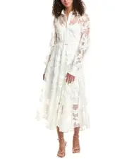 Beulah Tulle Ribbon Shirtdress