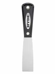 HYDE Black and Silver Putty Knife/Scraper, 1-1/4", Flexible, 02000