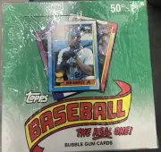 1990 Topps Baseball Factory Sealed Unopened Box Cello "Wax" Packs. 36 Count.