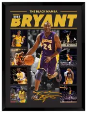 Kobe Bryant LA Lakers signed Framed Memorabilia