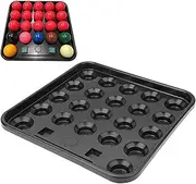 Pool Ball Tray, Billiard Ball Holder Tray, Standard Billiards Pool Ball Tray for 22 Balls, Snooker Ball Carrying Tray Case, Billiards Pool Table Storage Holder, Pool Table Accessories
