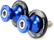 WYJDZSW GSX-S 2023 Motorcycle CNC Aluminum Swingarm Spools Stand Screws Compatible with Suzuki GSX-S1000 GSX S1000 GSXS 1000 GSXS1000 2011-2022 2021 (Color : Blue)