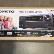 Onkyo TX-NR595 7.2-Channel Smart AV Receiver, 4K Ultra HD and AirPlay 2 (Black)