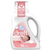 Dreft Stage 1 Newborn Baby Liquid Laundry Detergent Gentle on Sensitive Skin
