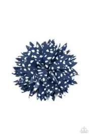 Paparazzi: Polka Panache - Blue Hair Clip
