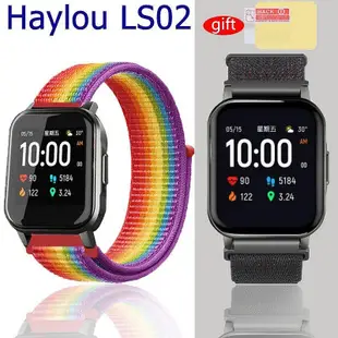 XIAOMI 小米 Haylou LS02 錶帶 智能手錶2 尼龍回環透氣zx【飛女洋裝】