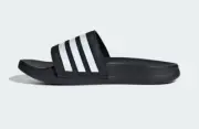 NEW Adidas Adilette Shower K Slides Core Black/Cloud White Big Kids Size 1