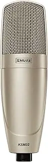 Shure KSM32 Embossed Single-Diaphragm Microphone, Champagne