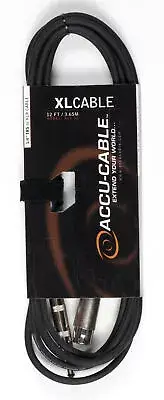 Accu-Cable XL4-12 12 Foot 1/4" TRS To XLR Speaker Cable American DJ
