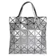 ISSEY MIYAKE BAOBAO 原色透光幾何方格6x6手提包(亮面銀)