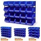 Heavy Duty Storage Bin Garage Rack Part Nuts Bolts Tool Organizer Board Tray Au