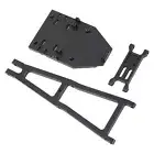 Black 1/10 Scale RC Truck And Tow Build Kit Updates Crane Arm Wrecker Kit