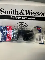 Jackson Safety Smith & Wesson Magnum 3G Smoke AF Safety Glasses Black Frame