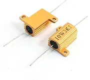 uxcell 2 Pcs 3000 Ohm Axial Chassis Screw Mounted Aluminum Clad Resistors 10W