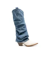 Western wind high boots 35 Blue