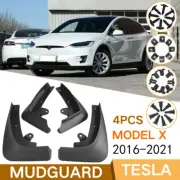 4Pcs/set For Tesla Model X 2015~2021 Mud Flaps Splash Guards Fender Accessories