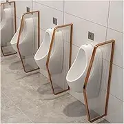 Urinal Divider Screen,Urinal Partition Protection Screen,Translucent Glass Panels, Wall-Mounted Men's Urinal Privacy Screen Urinal Partition Toilet Protection Screen(Pink,1pcs)