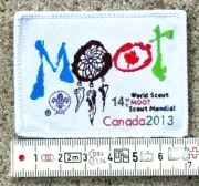 2013, WORLD MOOT BADGE, Reproductions made by WOSM (Bundle 2 Badges)