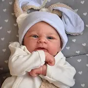 Anano Reborn Doll Eyes Open 45 cm Newborn Baby Dolls That Look Real Early Realistic Silicone Baby Doll