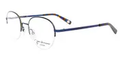 John Lennon JO186 By-M Men's Glasses Blue Size 49 - Private Health Rebate - Blue Light Block Available