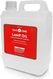 Gasone Liquid Paraffin Lamp Oil – 1 Gallon (128Oz) Clear Oil Lamp – Multifunctio