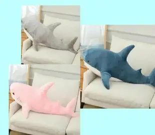 熱賣 100公分 160公分 45公分 啊嗚鯊魚抱枕 鯊魚玩偶 靠枕玩偶娃娃 鯊魚吊飾
