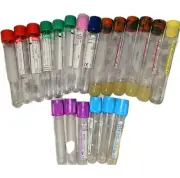 Practice Lab Tube Set – 20 Pc Color-Coded Kit | Student Training Supplies