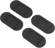 TEHAUX 4pcs Privacy Cover Webcam Cover Laptop Cover Slide Slider Covers Web Cam Cover for Computer Cover for Laptop Cover Slide Black
