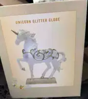 Unicorn Figural Glitter Globe Unicorn 12.5” Tall Light Up Unicorn Cracker Barrel