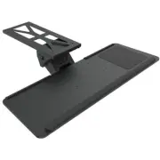 Loctek KT101 Black Adjustable Keyboard Tray - Under Desk, Drawer, Tray Size