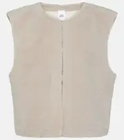 [Jet Set] Jet Set Sleeveless shearling vest AU 14 neutrals