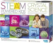 4M Deluxe Crystal Growing Combo Steam Science Kit from STEAM Powered Kids, for Boys & Girls Ages 10+