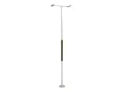 Security Pole - Height Adjustable, Tension Mounted, Stylish, Fits 7' to 10' High