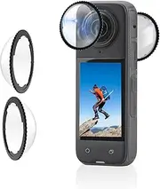 Flymile Premium Lens Guard for Insta360 X4 Camera - High Transparency Tempered Glass Protector, Anti-scratch Accessory