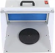 Airbrush Spray Booth Kit, Portable Airbrush Booth Low Power Bench Filter, High Density Work Bench, Easy to Carry in Crafting (AU Plug)