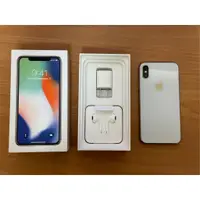 在飛比找蝦皮購物優惠-iPhone X  256GB 銀 ~ 完整盒裝 ~ 原廠配