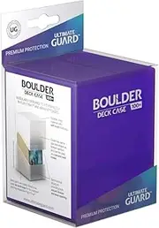 Ultimate Guard Boulder 100+ Deck Case, Standard Size, Amethyst