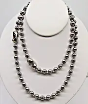 Large 8mm STAINLESS STEEL Ball Chain Necklaces and/or Bracelets ~ Chunky Beads